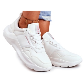 Încălțăminte sport pentru femei adidași Cross Jeans White GG2R4042C alb Încălțăminte sport pentru femei adidași Cross Jeans White GG2R4042C alb