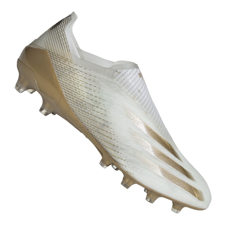 Ghete de fotbal Adidas X Ghosted + Ag M FW9562 negru, alb, auriu alb