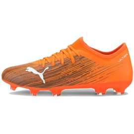 Ghete de fotbal Puma Ultra 3.1 Fg Ag M 106086 01 multicolor portocale si rosii