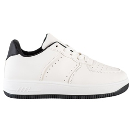 SHELOVET Adidași pe Paltform alb SHELOVET Adidași pe Paltform alb