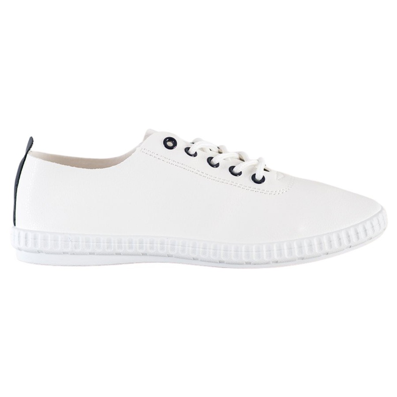 SHELOVET Adidași ușori cu piele ecologică alb