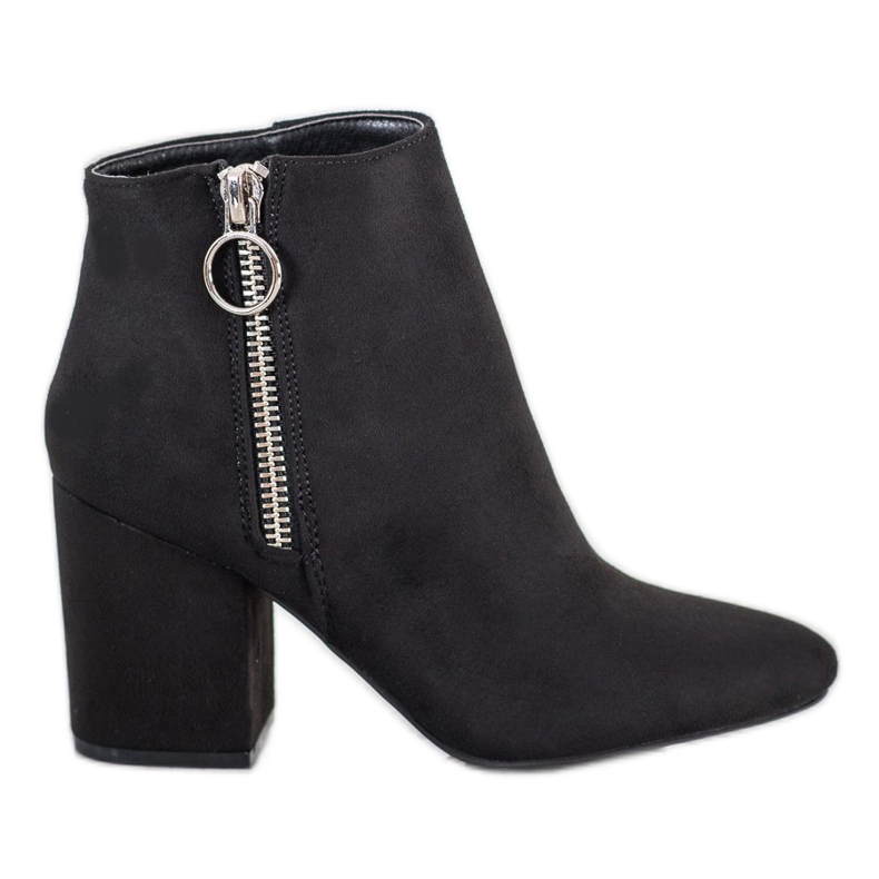 Goodin Ghete negre pe fermoar negru