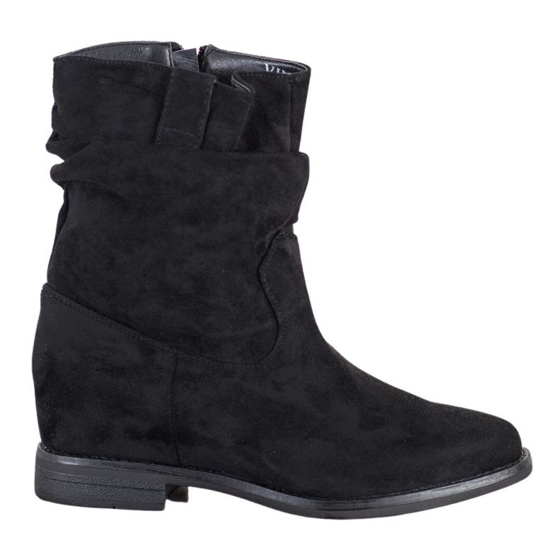 Cizme de cowboy pe pană VINCEZA negru Cizme de cowboy pe pană VINCEZA negru