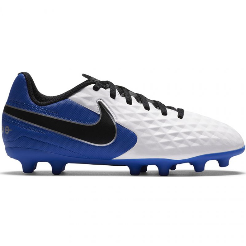 Pantofi de fotbal Nike Tiempo Legend 8 Club FG / MG Jr AT5881 104 multicolor alb