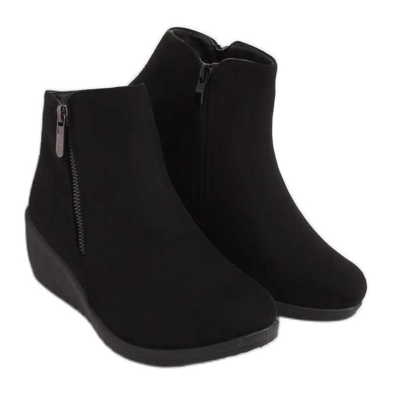 Cizme negre negre E3267 Negre negru Cizme negre negre E3267 Negre negru