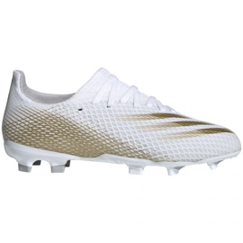 Ghete de fotbal Adidas X GHOSTED.3 Fg Jr EG8210 alb alb