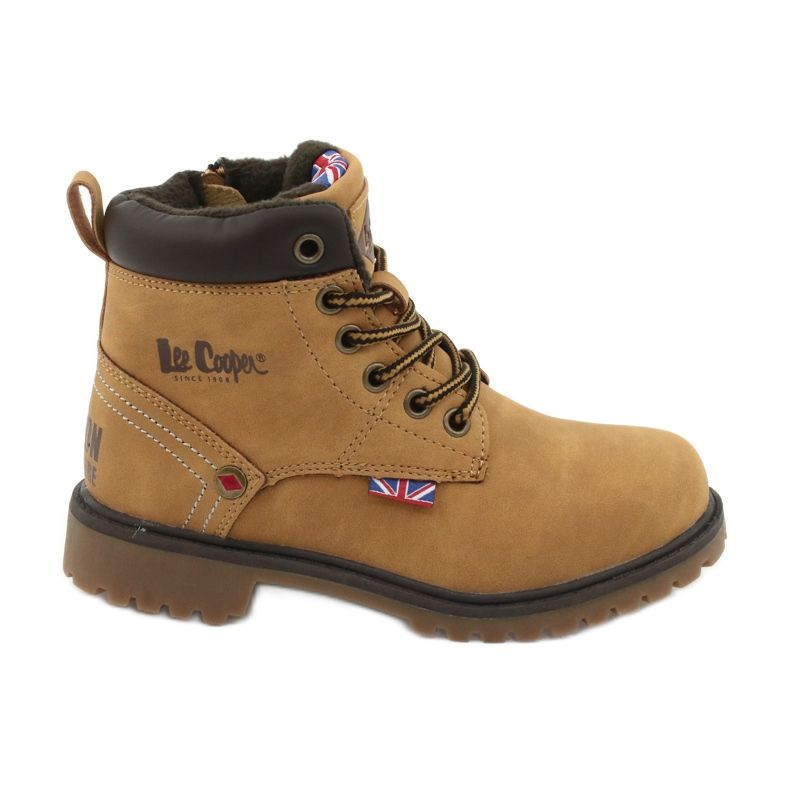 Lee Cooper KID CAMEL Trappers legați cu fermoar galben Lee Cooper KID CAMEL Trappers legați cu fermoar galben