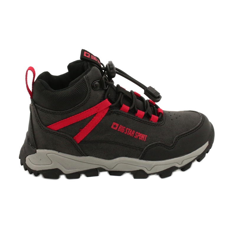 Big Star Pantofi sport pentru copii înalte negri GG374046 negru