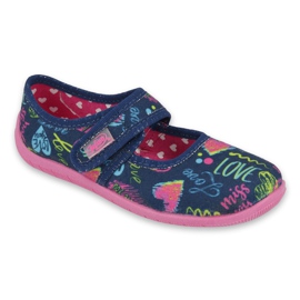 Încălțăminte pentru copii Befado 945Y431 albastru marin roz multicolor
