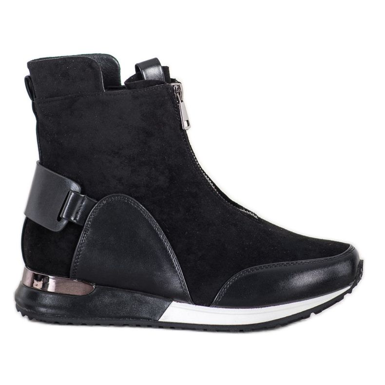 Goodin Ghete sport cu fermoar negru