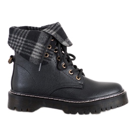 Weide Muncitorii cu pantofi înfășurați negru Weide Muncitorii cu pantofi înfășurați negru