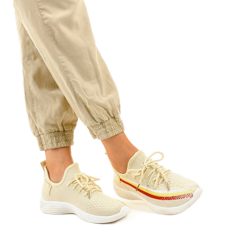 HB-48 pantofi sport bej