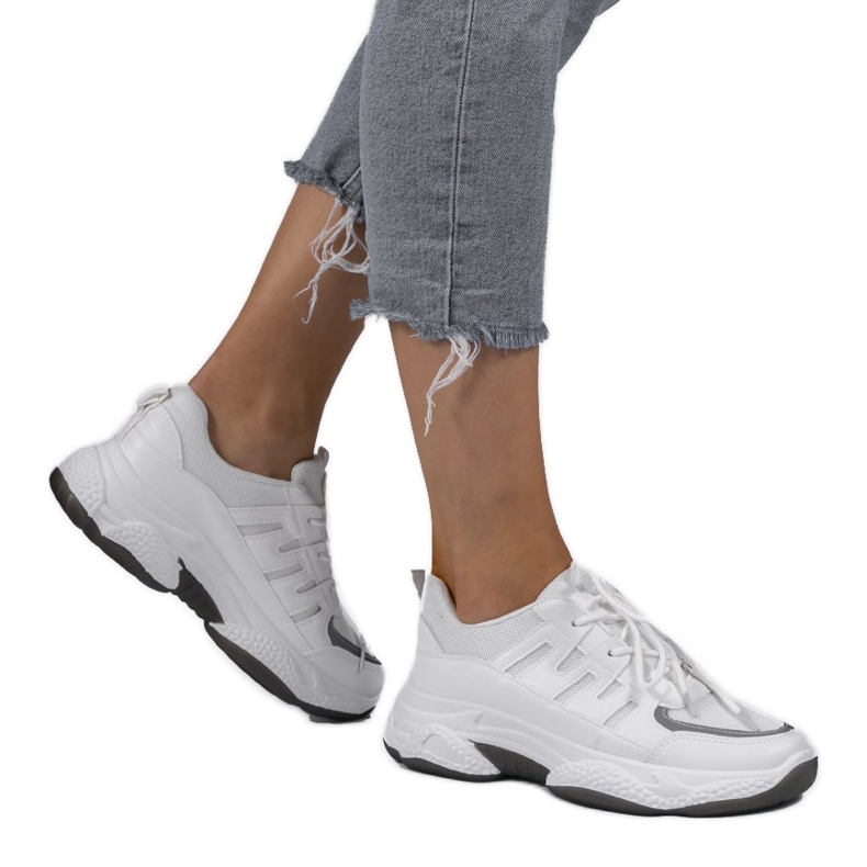 Pantofi sport de modă albi BH-001