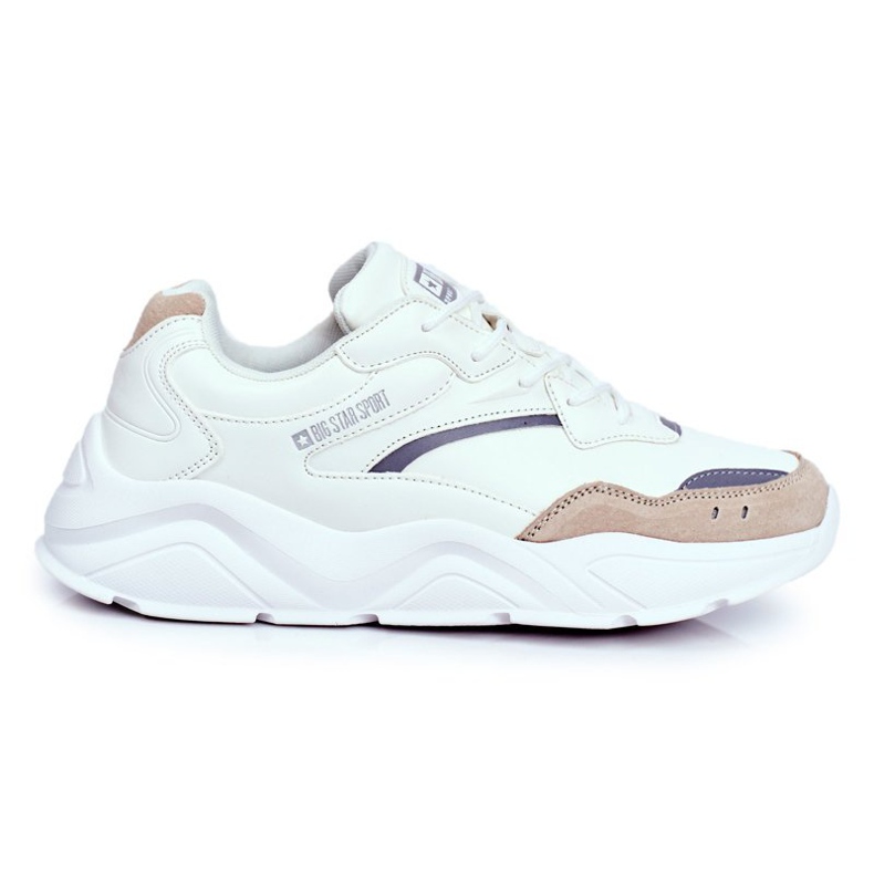 Pantofi sport pentru bărbați Big Star White GG174573 alb