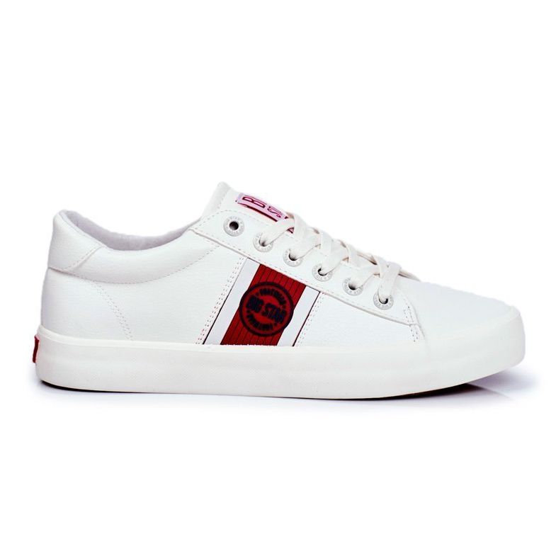 Adidași pentru bărbați Low Big Star White GG174112 alb