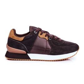 Încălțăminte sport pentru bărbați Big Star Brown GG174177 maro Încălțăminte sport pentru bărbați Big Star Brown GG174177 maro