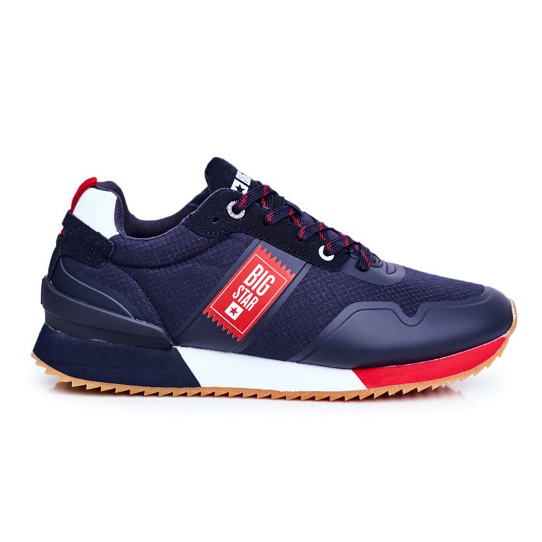 Încălțăminte sport pentru bărbați Big Star Blue Navy GG174182 roșu albastru marin