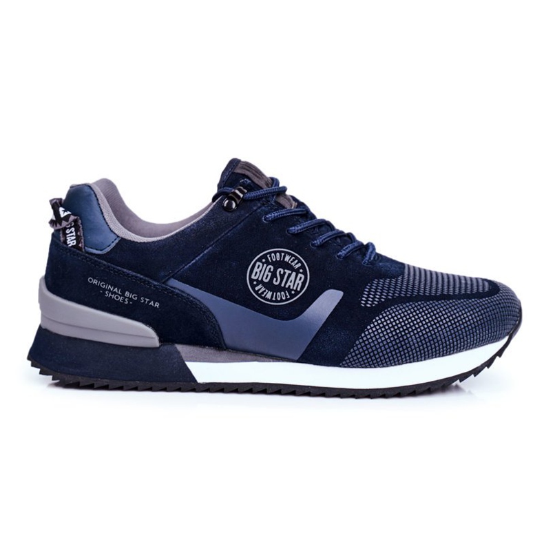 Încălțăminte sport pentru bărbați Adidași Big Star Navy Blue GG174547 albastru marin albastru gri Încălțăminte sport pentru bărbați Adidași Big Star Navy Blue GG174547 albastru marin albastru gri