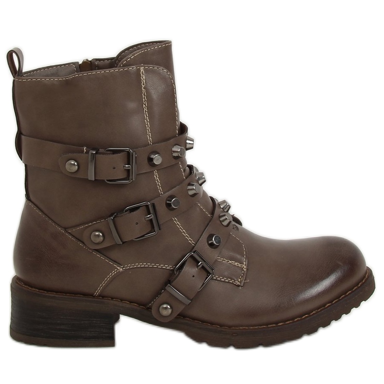 Cizme militare bej închis Z195 Kaki Cizme militare bej închis Z195 Kaki