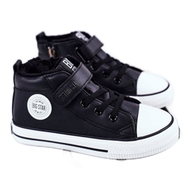 Adidași pentru copii Big Star Warmed Black GG374035 negru