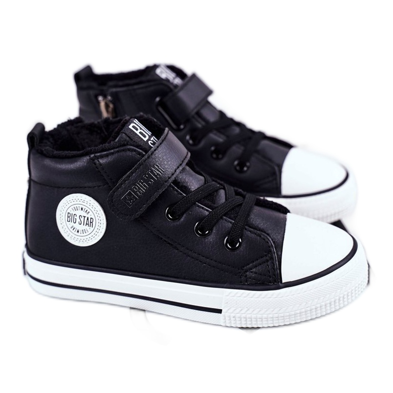 Adidași pentru copii Big Star Warm Black GG374035 negru