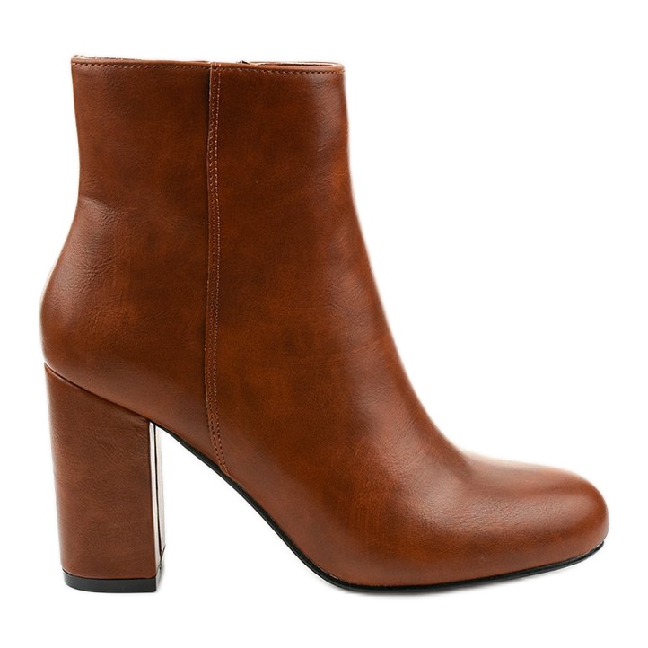 Cizme maro pe un stâlp din piele ecologică Gawler Cizme maro pe un stâlp din piele ecologică Gawler