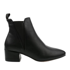 Ghete negre cu elastic Lucency negru