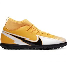 Pantofi de fotbal Nike Mercurial Superfly 7 Club Tf Jr AT8156 801 galben / alb galben