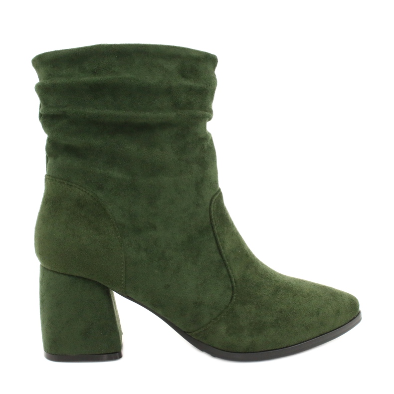 M.Daszyński Cizme din piele de căprioară verzi MR2025-10 verde M.Daszyński Cizme din piele de căprioară verzi MR2025-10 verde