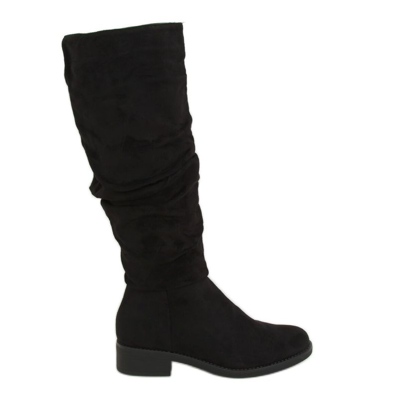 Cizme negre pentru femei negre D7525 Negre negru