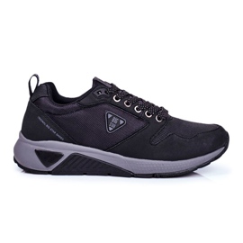 Adidași sport bărbați Big Star Black GG174350 negru