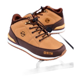 Încălțăminte pentru copii Adidași Big Star Camel GG374102 maro multicolor