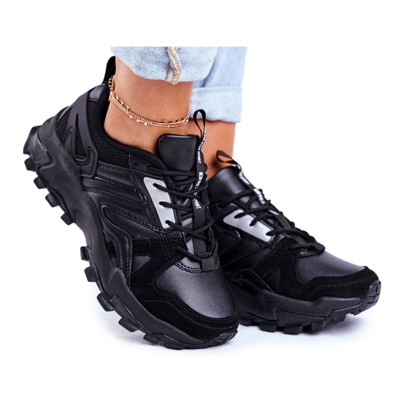 Încălțăminte sport pentru femei Adidași Big Star Black GG274981 negru