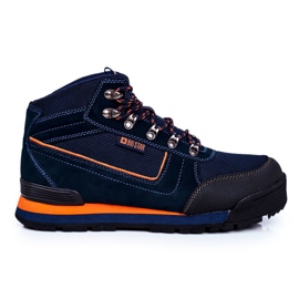 Încălțăminte de trekking pentru bărbați Big Star Outdoor Blue Navy GG174199 bleumarin