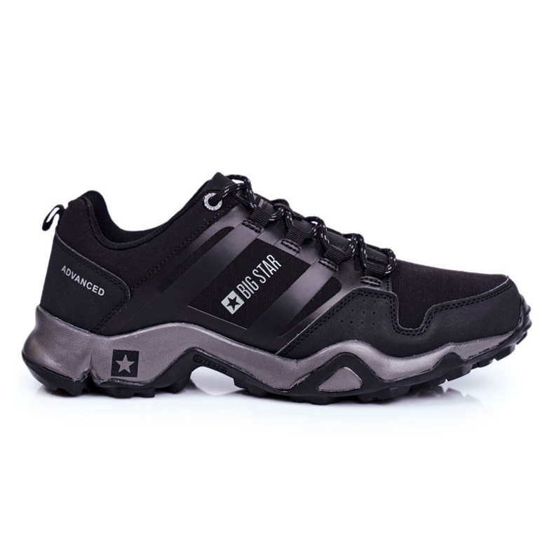 Pantofi Trekker pentru bărbați Big Star Outdoor Black GG174269 negru