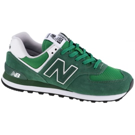 Pantofi New Balance M ML574SSP alb verde