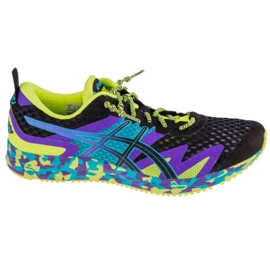 Asics Gel-Noosa Tri 12 M 1011A673-003 negru violet albastru verde Asics Gel-Noosa Tri 12 M 1011A673-003 negru violet albastru verde