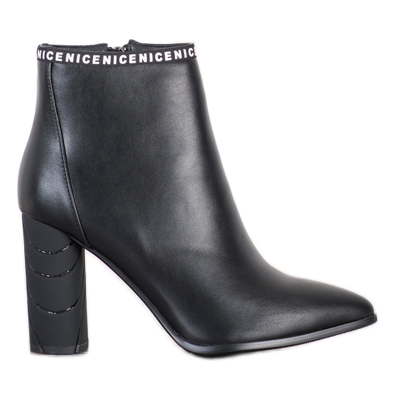 Filippo Cizme cu toc decorativ negru Filippo Cizme cu toc decorativ negru