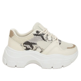 Încălțăminte de sport bej pentru femei BL195P Bej