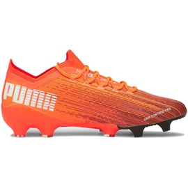 Ghete de fotbal Puma Ultra 1.1 Fg Ag M 106044 01 multicolor portocale