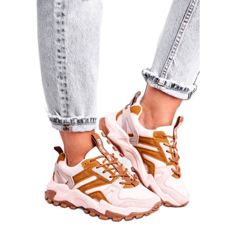 Adidași pentru femei Big Star Beige GG274664 bej