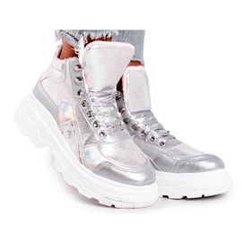 PS1 Încălțăminte de sport pentru femei Warmed Silver Davan argint PS1 Încălțăminte de sport pentru femei Warmed Silver Davan argint