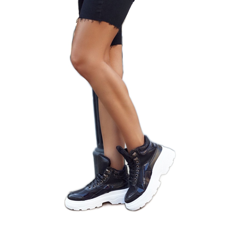 PS1 Încălțăminte sport pentru femei încălzită Davan negru