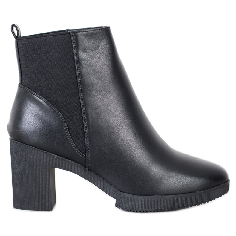 Kylie Cizme din piele ecologică negru