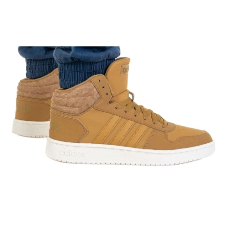 Pantofi Adidas Hoops 2.0 Mid M FW3516 bej