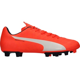 Ghete de fotbal Puma Evo Speed 5.4 Fg 103286 01 multicolor roșu Ghete de fotbal Puma Evo Speed 5.4 Fg 103286 01 multicolor roșu