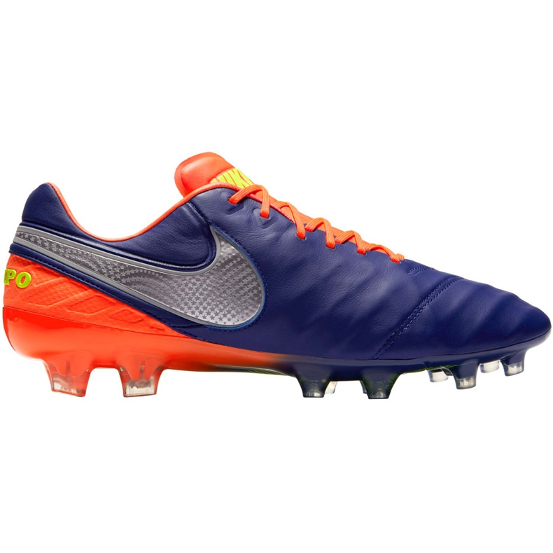 Pantofi de fotbal Nike Tiempo Legend Vi Fg 819177 409 albastru marin