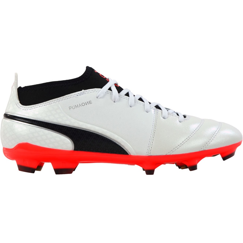 Ghete de fotbal Puma One 17.3 Fg Jr 104442 01 alb