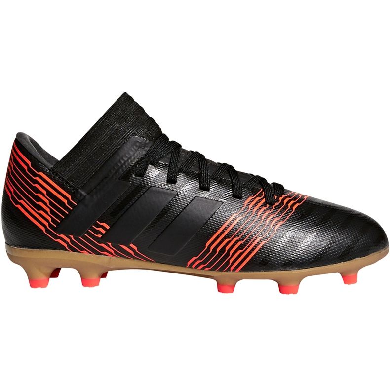 Ghete de fotbal Adidas Nemeziz 17.3 Fg Jr CP9165 negru negru