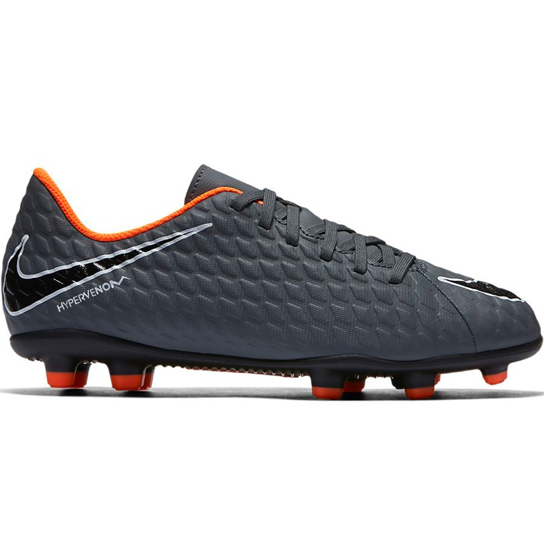 Pantofi de fotbal Nike Hypervenom Phantom 3 Club Fg Jr AH7290 081 multicolor gri